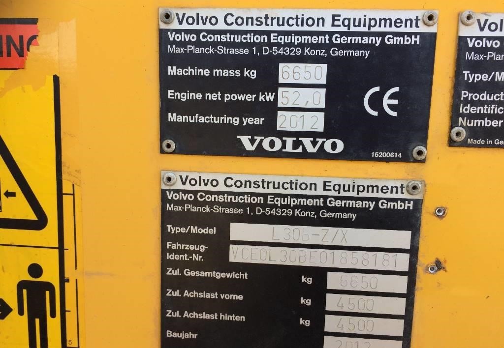 2012 VOLVO L 30 B - Image 6