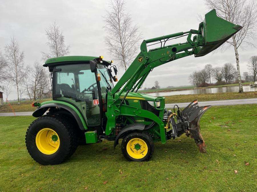 2016 John Deere 4066R tractor with loader and attachments