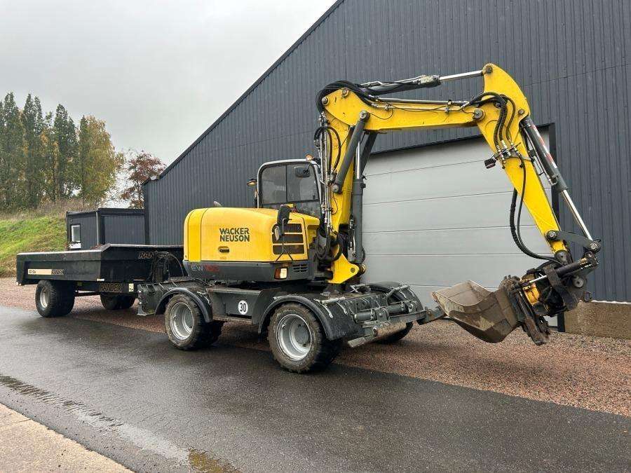2017 Wacker Neuson EW100 Excavator with trolley - Image 15