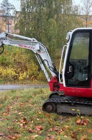 2021 Takeuchi TB 230 Excavator with rototilt & attachments