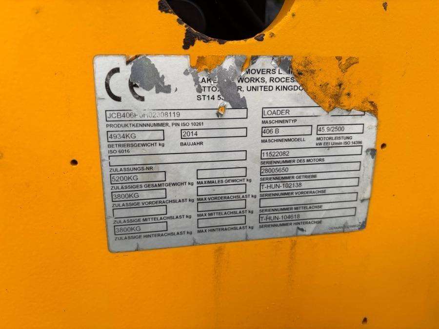 2014 JCB 406 Wheel loader - Image 17