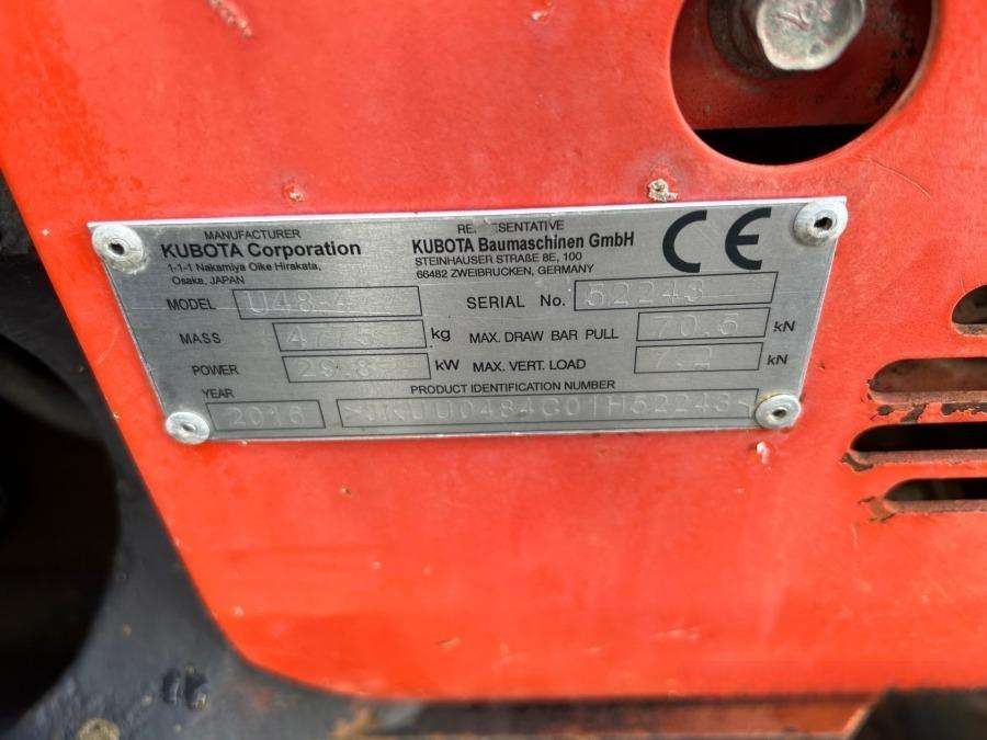 2016 Kubota U48-4 Excavator - Image 23