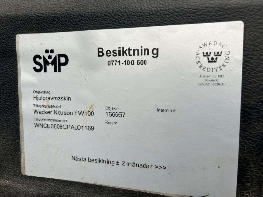 2017 Wacker Neuson EW100 Excavator with trolley - Image 31