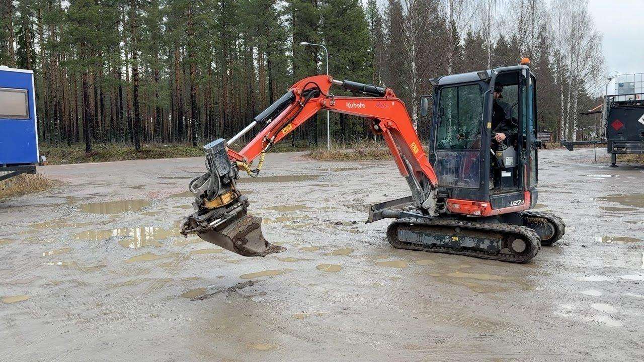 2019 Kubota U27-4 HI Excavator with trailer - Image 7