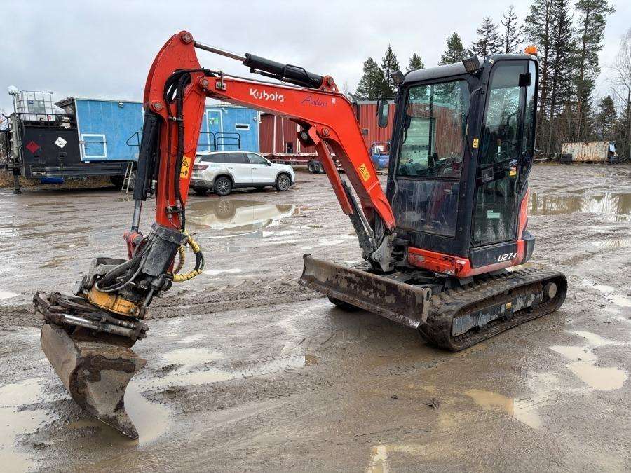 2019 Kubota U27-4 HI Excavator with trailer - Image 8